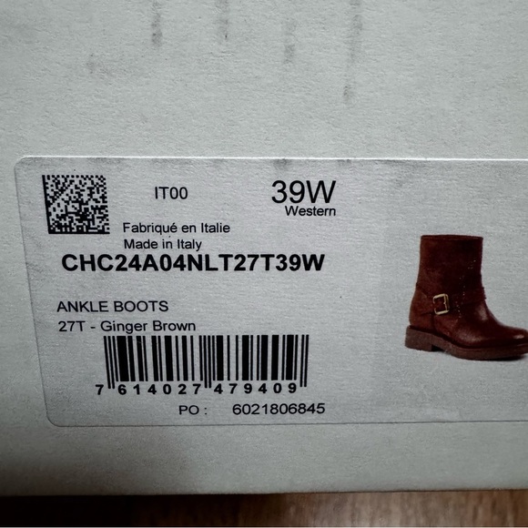 Chloé Coddington Leather Ankle Boots Brown Buckle Chunky Sole EU 39 NWT Dust Bag - Picture 4 of 12